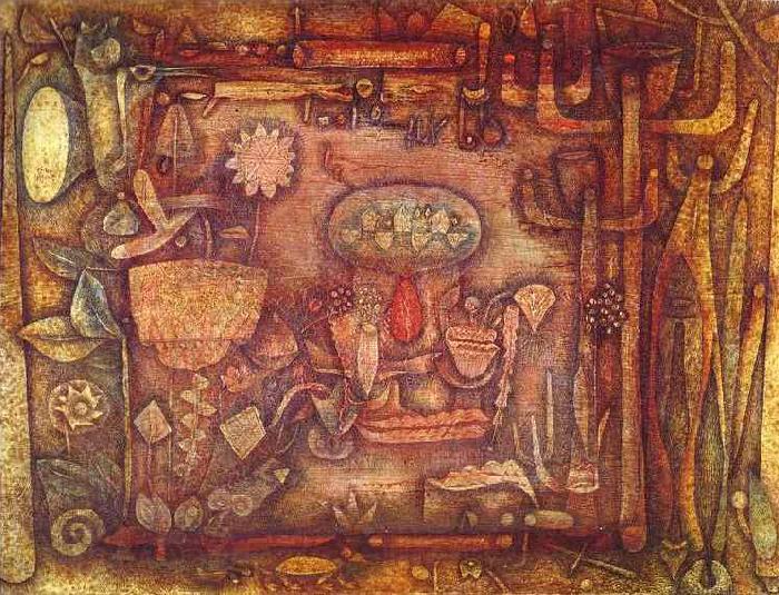 Paul Klee Botanical Theater Norge oil painting art
